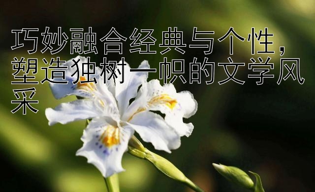 巧妙融合经典与个性，塑造独树一帜的文学风采