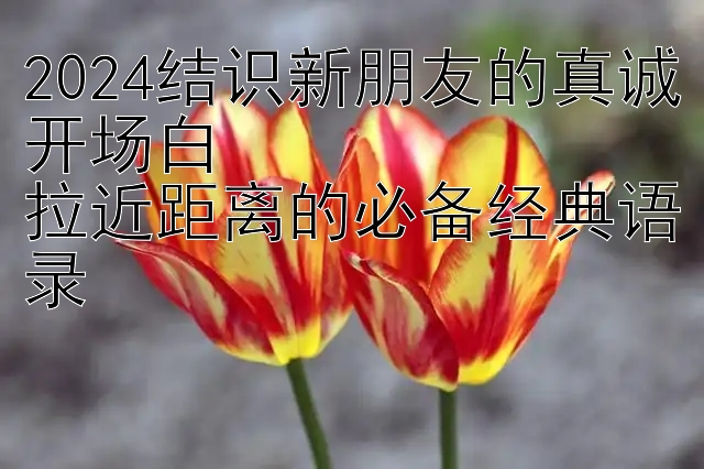 大发单双大小必中方法  2024结识新朋友的真诚开场白  拉近距离的必备经典语录