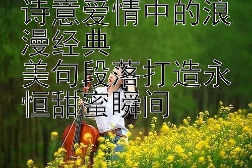 诗意爱情中的浪漫经典  
美句段落打造永恒甜蜜瞬间